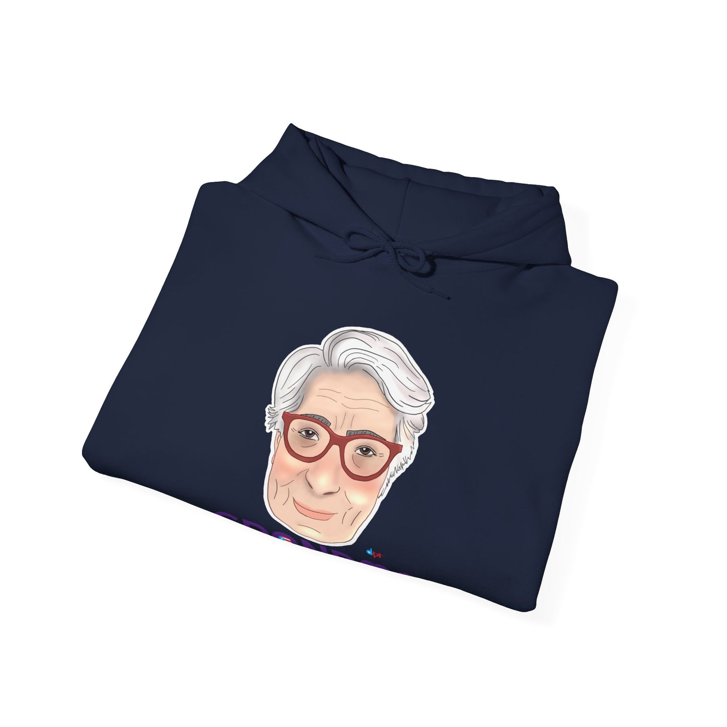 Abuela Boricua Always Here Never Left Unisex Heavy Blend™ Boricua-Style Hoodies