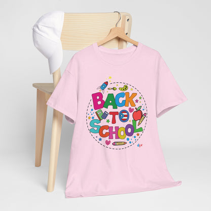 Back to School Boricua Student Heavy Cotton Tee