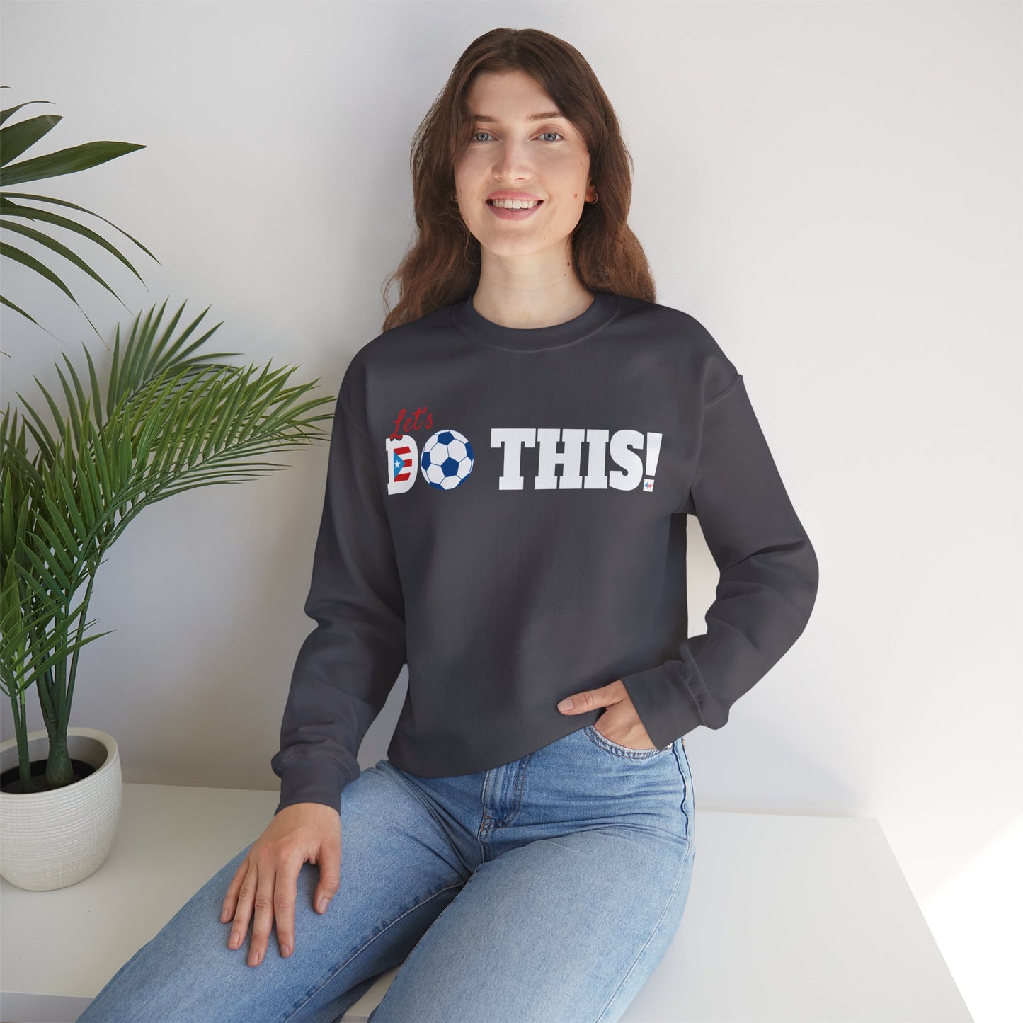 Let's Do This Soccer Heavy Blend™ Crewneck Sweatshirt