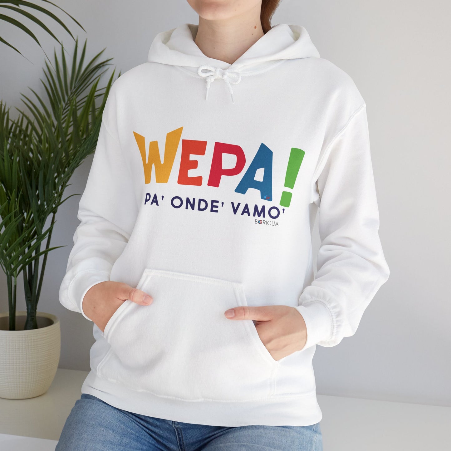 Wepa Boricua! Unisex Heavy Blend™ Boricua-Style Hoodies