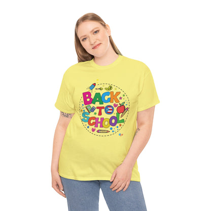 Back to School Boricua Student Heavy Cotton Tee