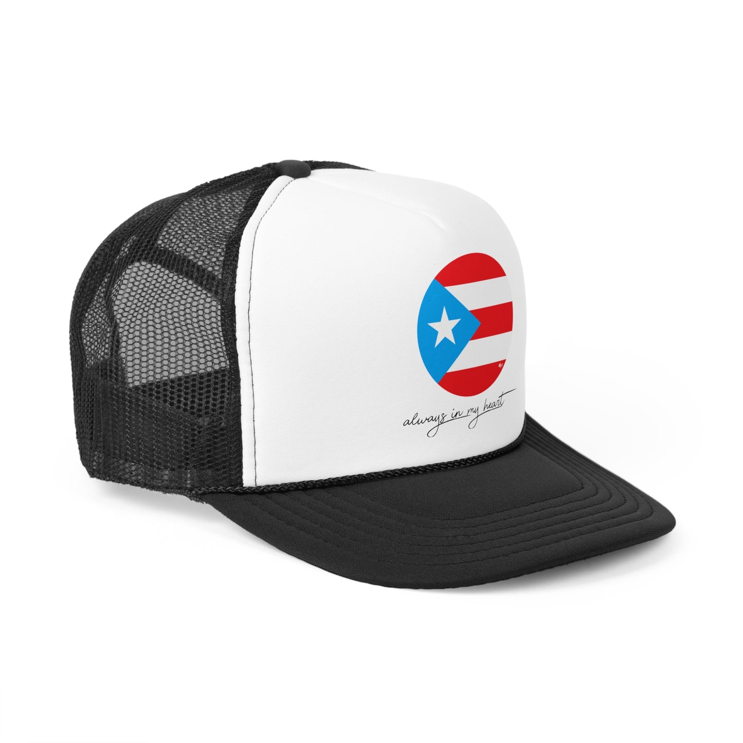 Always in my Heart Puerto Rican Pride Trucker Caps FREE SHIPPING