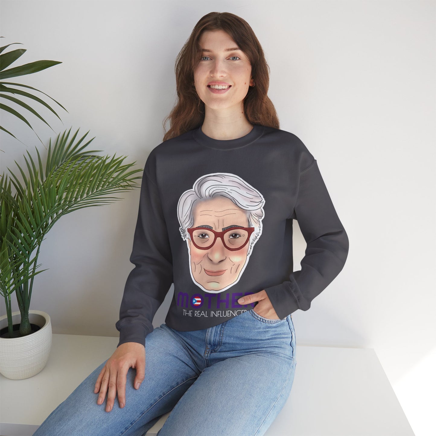 Mother The Real Influencer Heavy Blend™ Crewneck Sweatshirt
