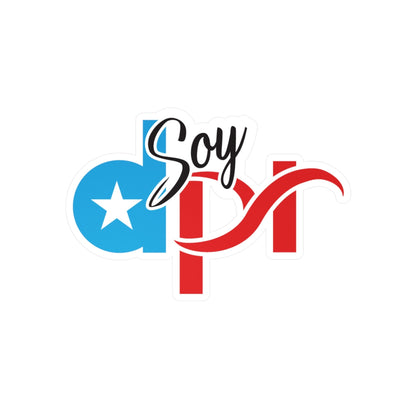 Soy De Puerto Rico Waterproof Kiss-Cut Vinyl Decals