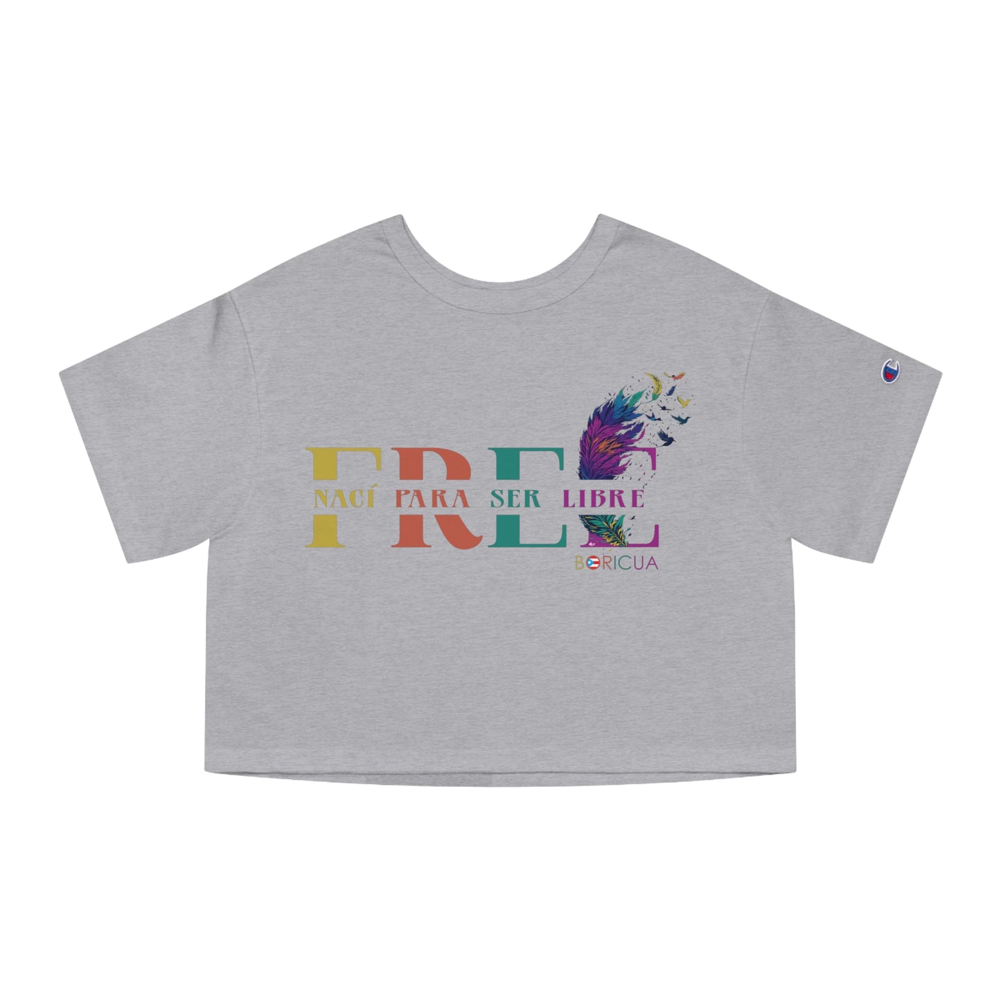 Free Nací para ser libre Flowy Cropped Tee