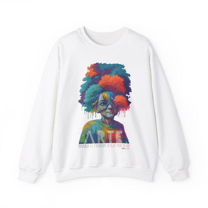 Belleza Relativa Boricua Heavy Blend™ Crewneck Sweaters