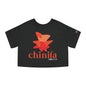 Chinita Boricua Flowy Cropped Tee