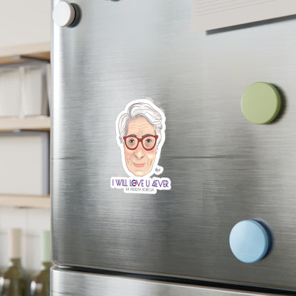 I Will Love You Forever Abuelita Boricua Kiss-Cut Vinyl Decals