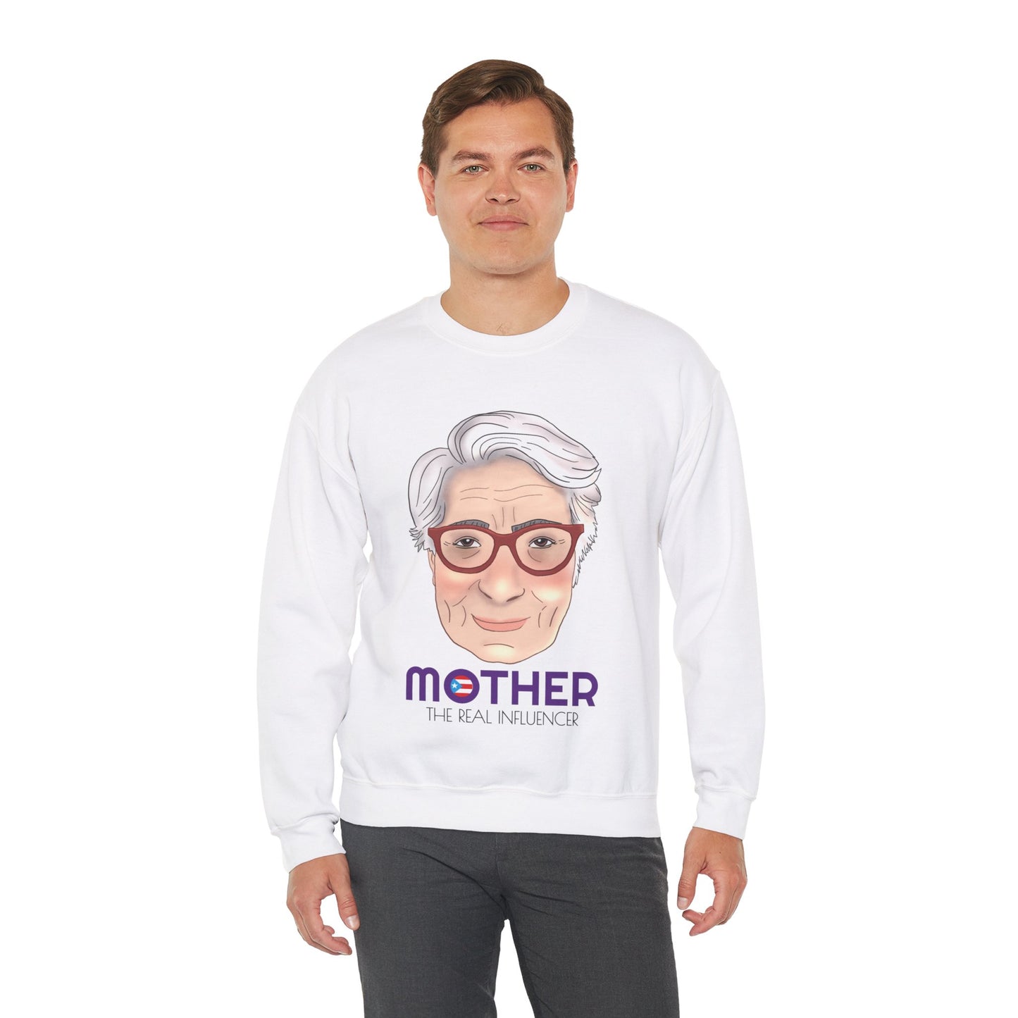 Mother The Real Influencer Heavy Blend™ Crewneck Sweatshirt