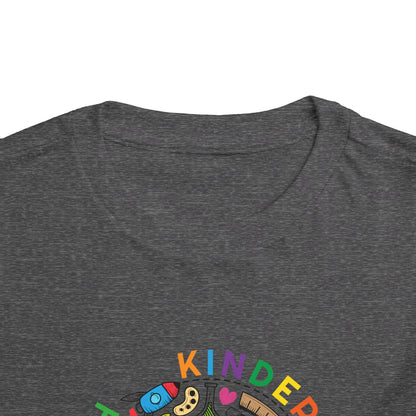 Kindergarten Here I Comer Boricua Toddler Short Sleeve Tee