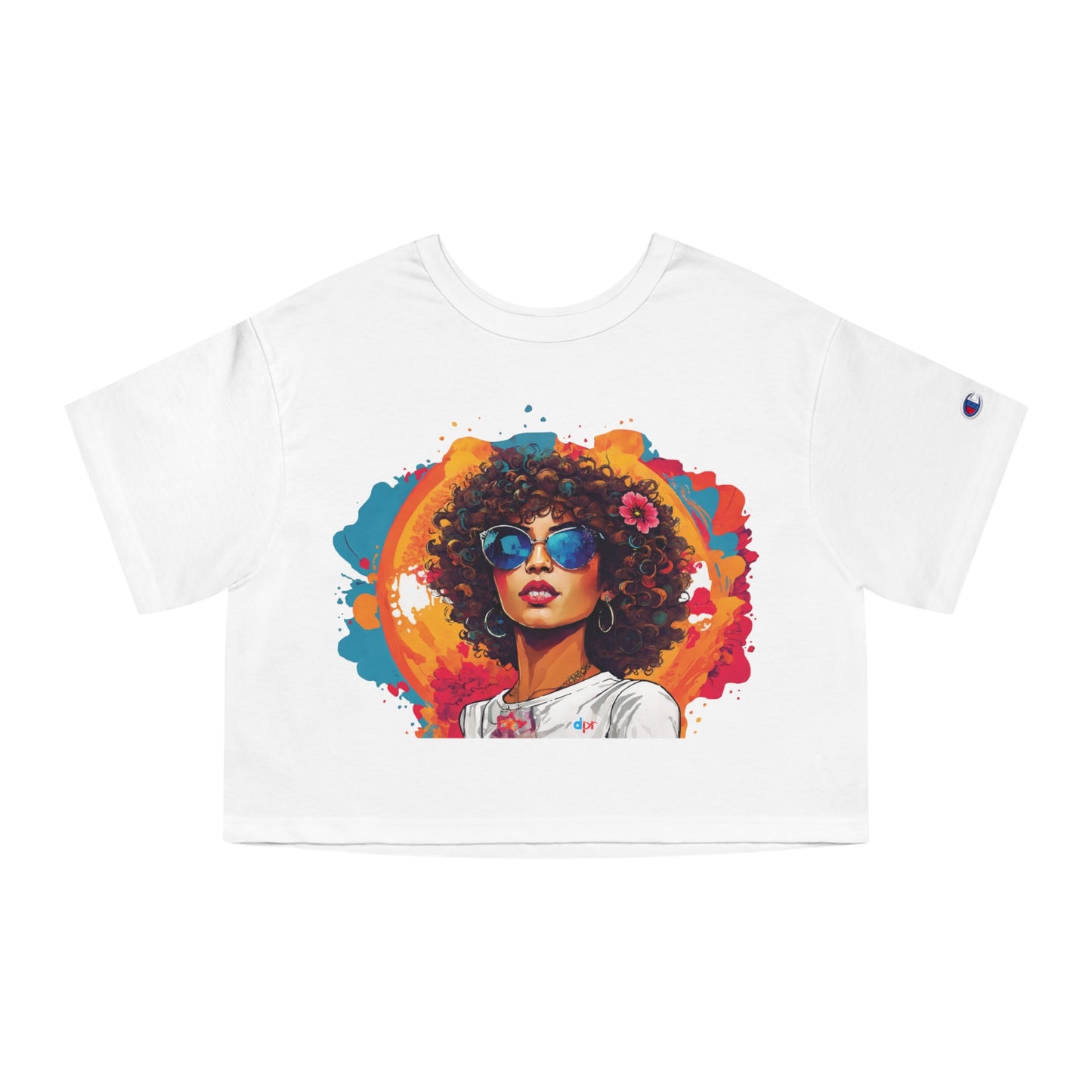 Mosaico Girl Women's Flowy Cropped Tee
