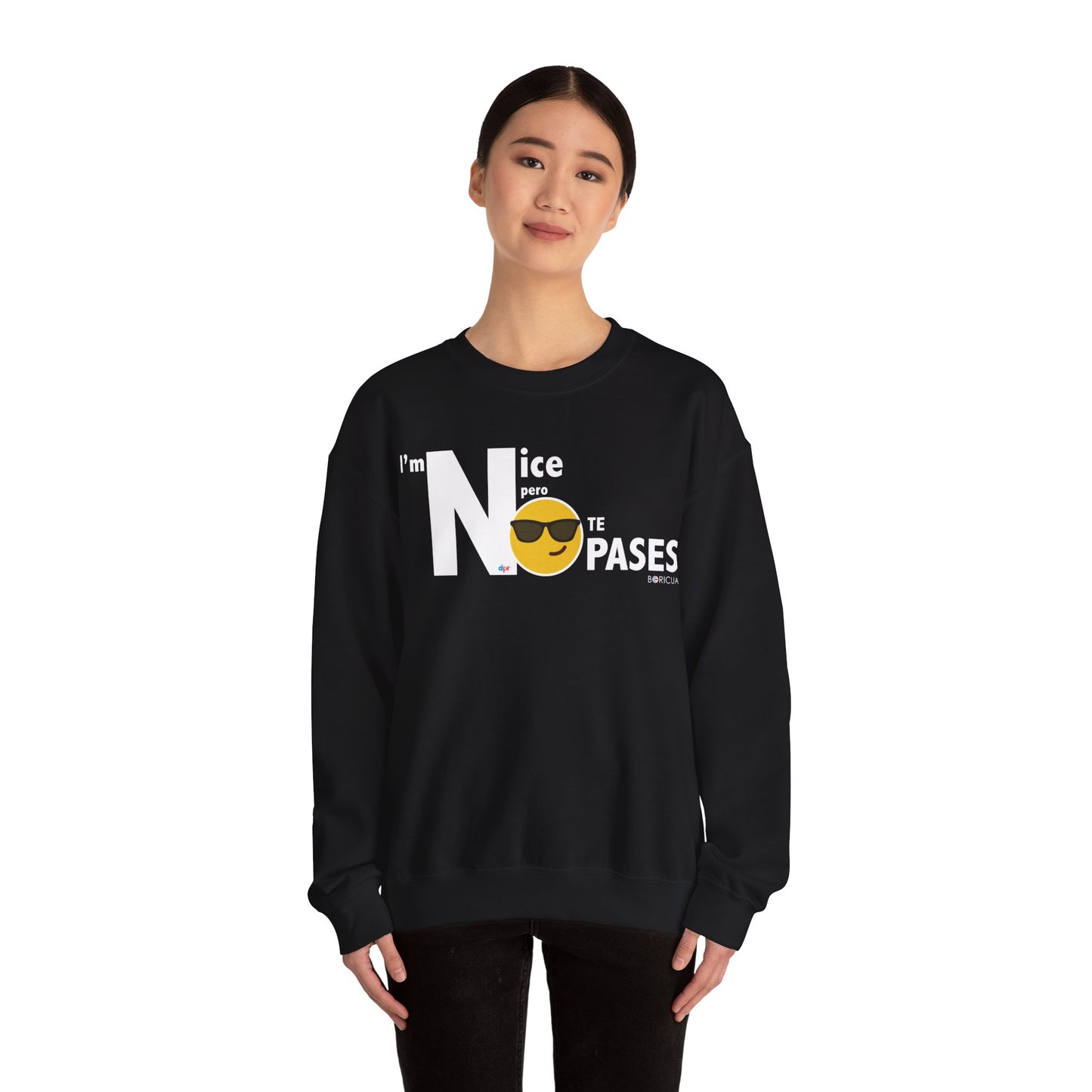 I'm Nice Boricua Unisex Heavy Blend™ Crewneck Sweaters