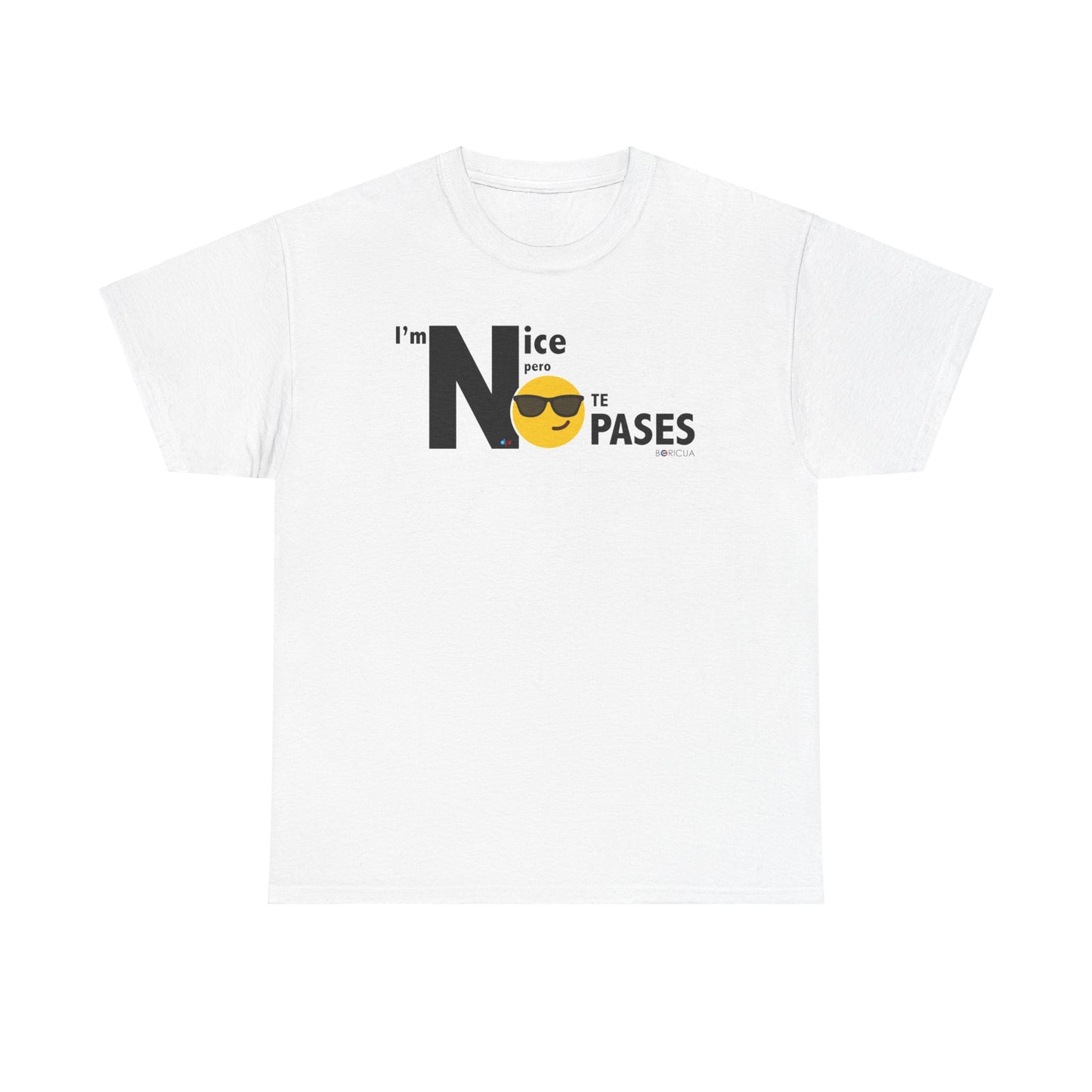 I'm Nice Boricua Unisex Heavy Cotton Tee