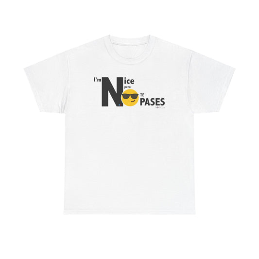 I'm Nice Boricua Unisex Heavy Cotton Tee
