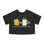 Crackers & Coffee True Puertorican Flowy Cropped Tee