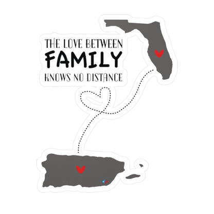 Love in the distance Florida Waterproof Kiss-Cut Vinyl Decals