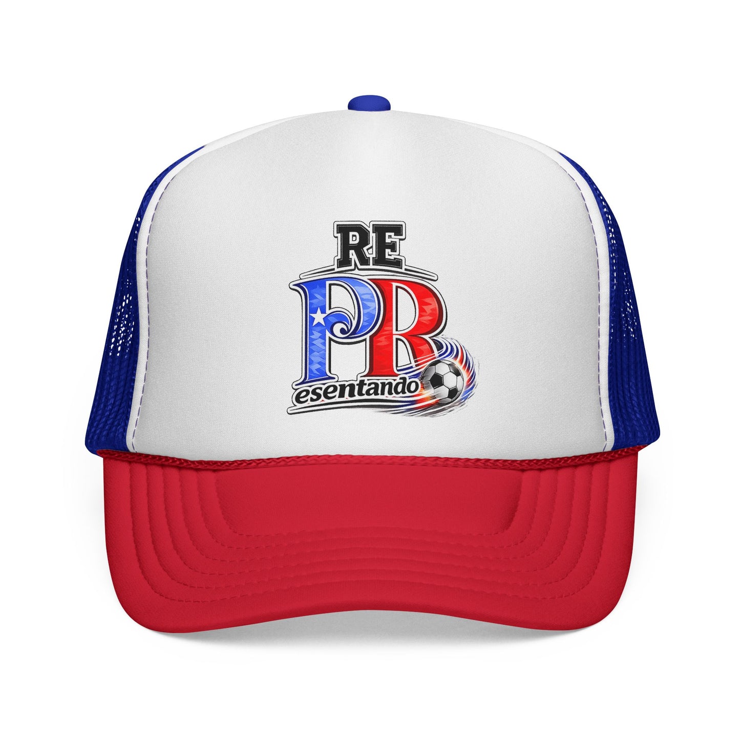 Puerto Rico Fire Soccer ball REPresentando Trucker Caps FREE SHIPPING
