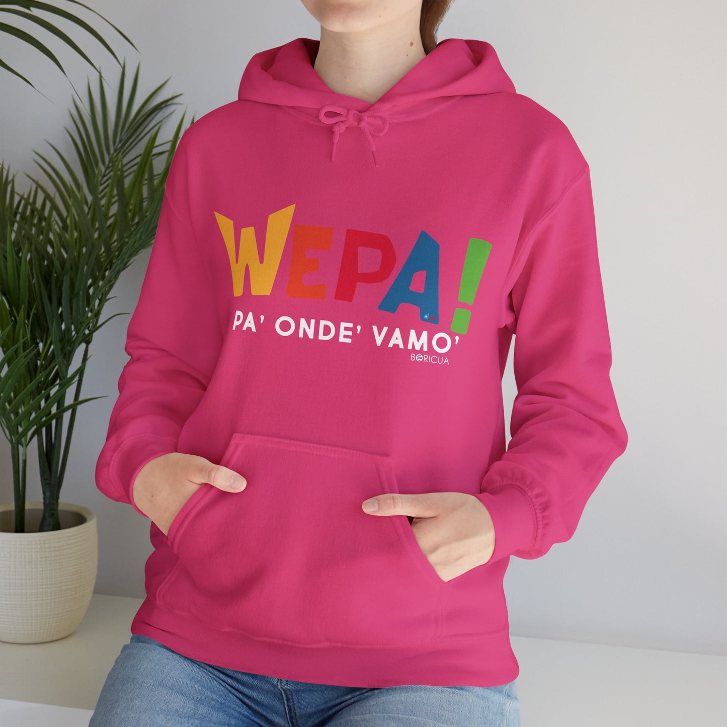 Wepa Boricua! Unisex Heavy Blend™ Boricua-Style Hoodies