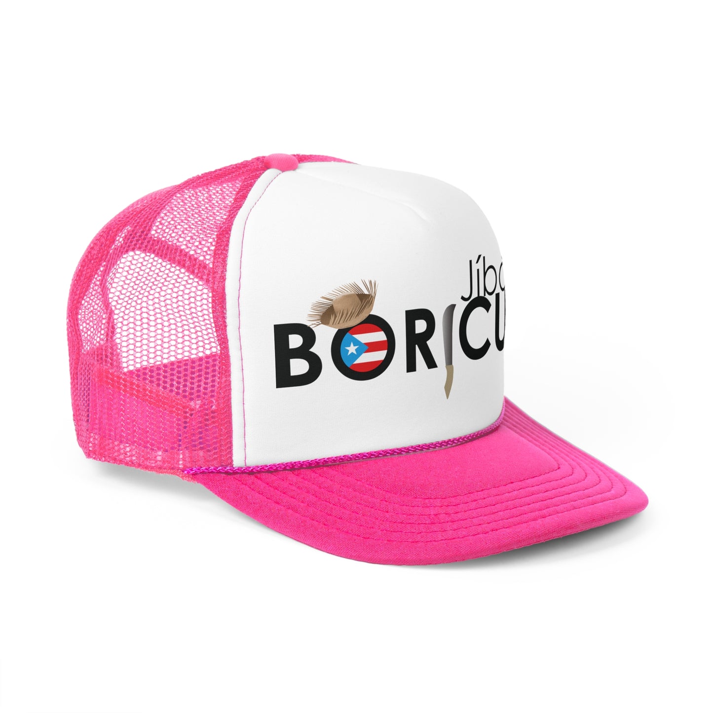 Jíbaro Boricua Puerto Rican Pride Trucker Caps FREE SHIPPING