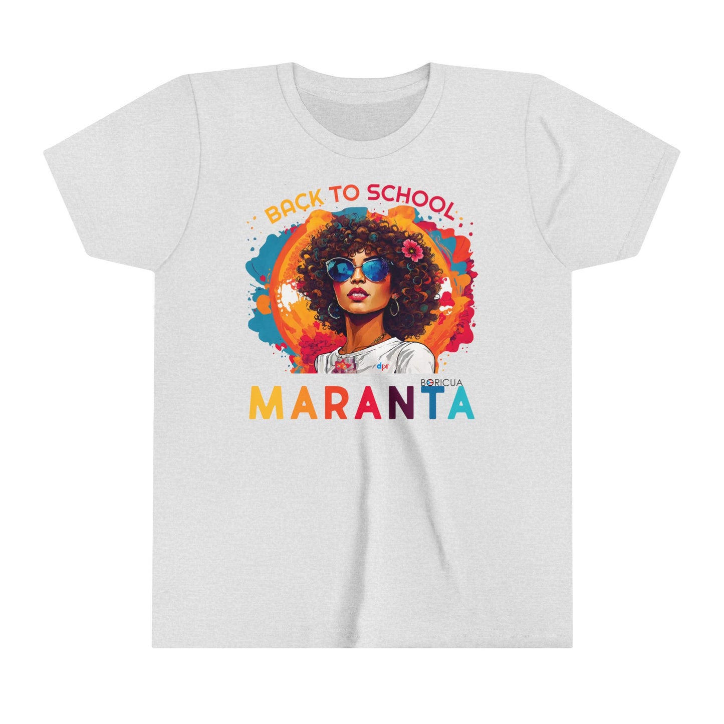 Back to School Maranta Boricua Youth Short Sleeve Tee