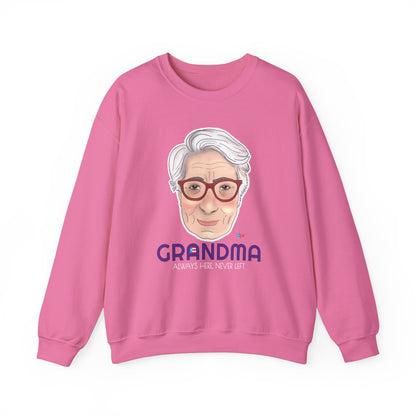 Abuela Boricua Always Here Never Left Heavy Blend™ Crewneck Sweatshirt