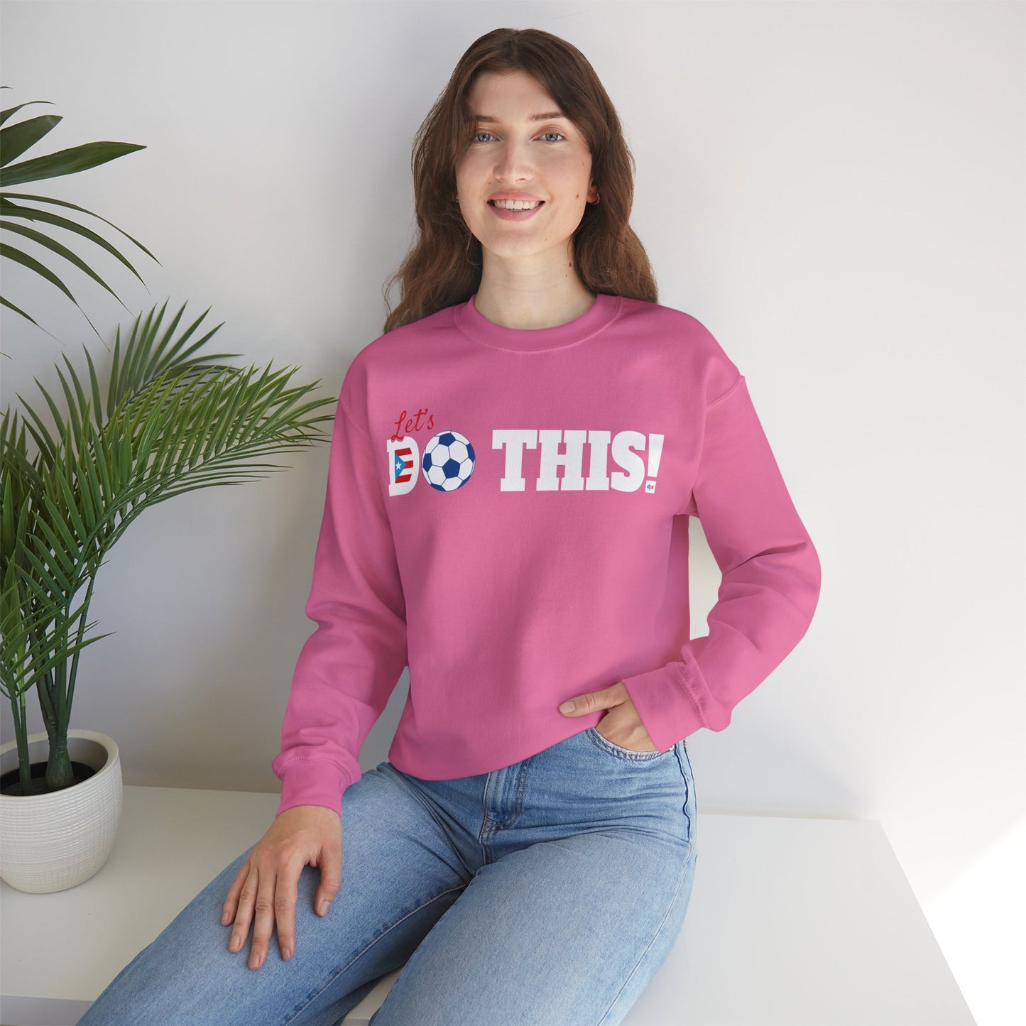 Let's Do This Soccer Heavy Blend™ Crewneck Sweatshirt