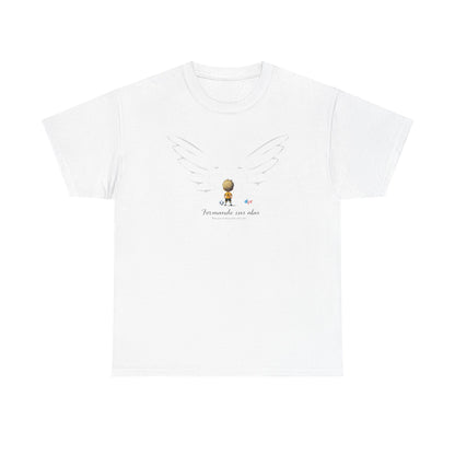 "Formando sus Alas" Soccer Player Unisex Heavy Cotton Tee