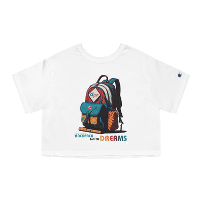 Backpack full of Dreams Flowy Cropped Tee