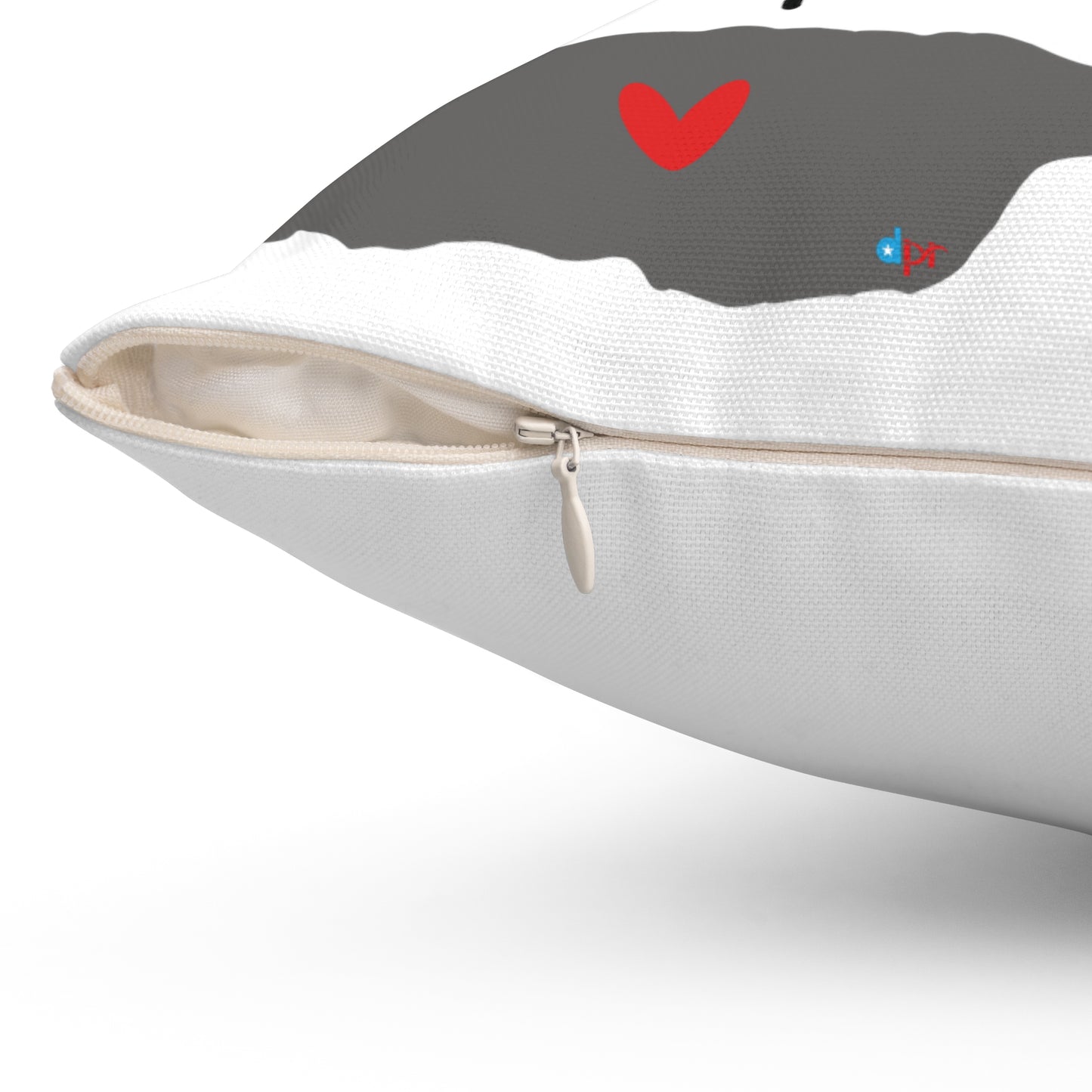 El Amor is Greater than Distance New York Spun Polyester Square Pillow