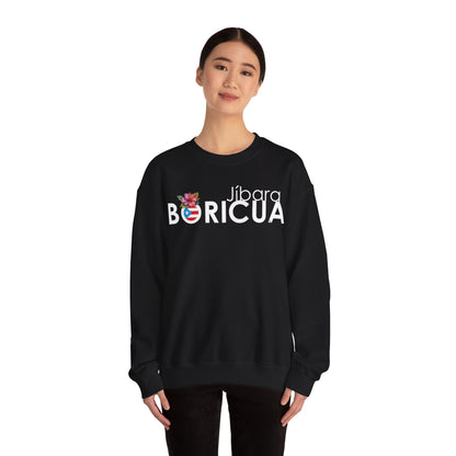 Jíbara Boricua Unisex Heavy Blend™ Crewneck Sweaters