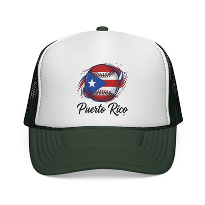 Puerto Rico Baseball Flag Trucker Caps FREE SHIPPING