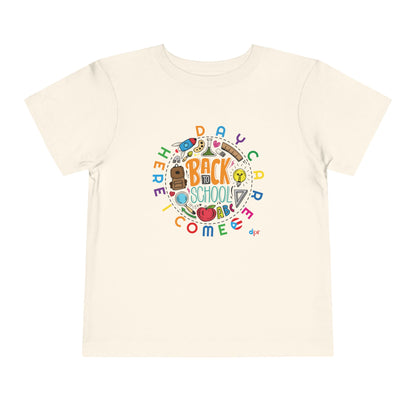Daycare Here I Come - Back to School Boricua Toddler Short Sleeve Tee