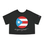 Puerto Rico Always in my Heart Women's Flowy Cropped Tee