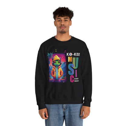 Coqui I Play Music Every Night Unisex Heavy Blend™ Crewneck Sweaters