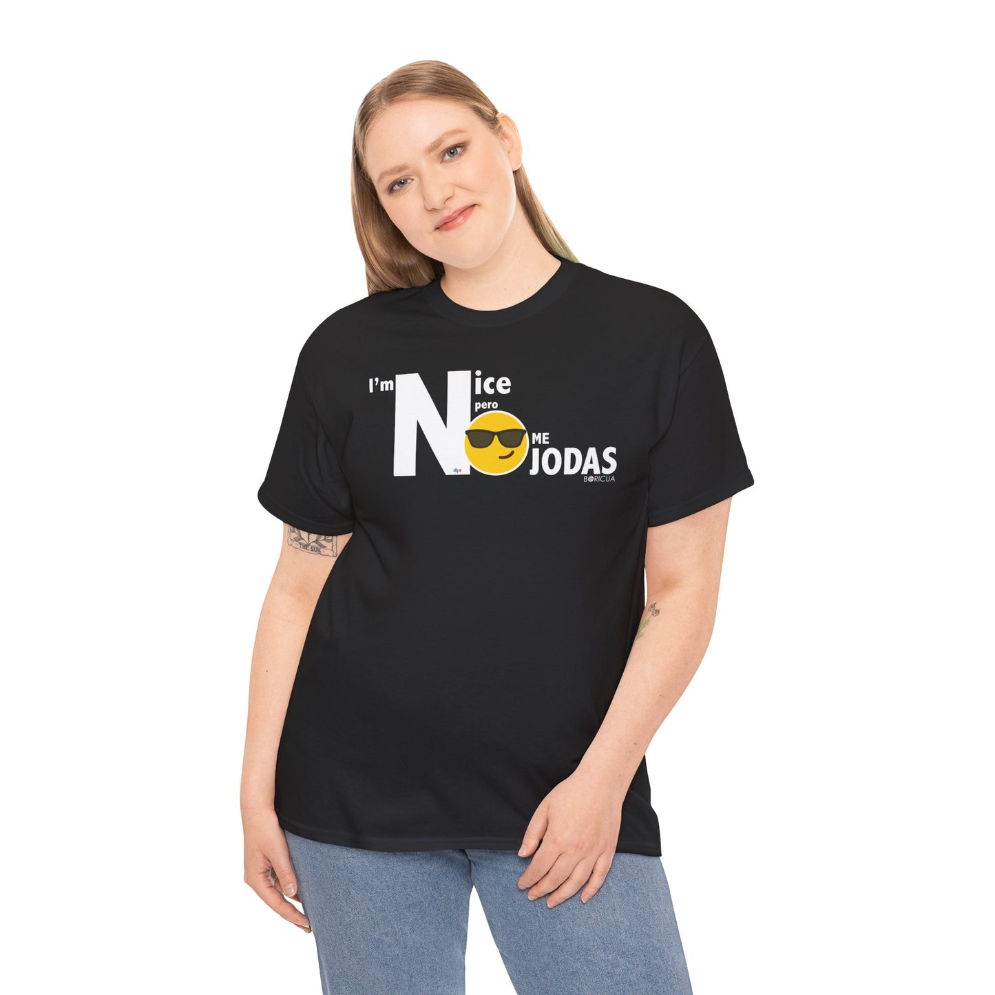 I'm Nice NO JODAS Unisex Heavy Cotton Tee