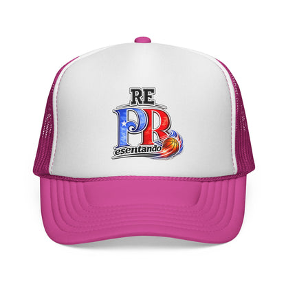 Copy of Soccer Mom Boricua Red Bow Puerto Rican Flag Trucker Caps FREE SHIPPING