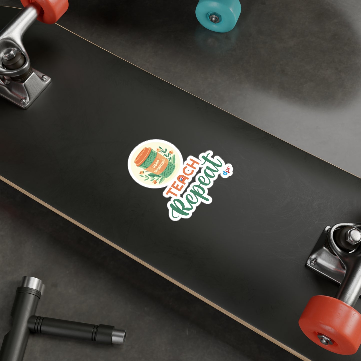 Coffee Teach Repeat - Back to School Kiss-Cut Vinyl Decals