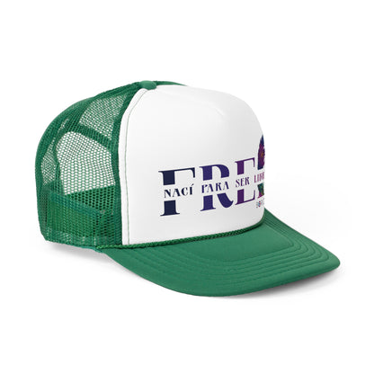 Free Nací para ser Libre Puerto Rican Pride Trucker Caps FREE SHIPPING
