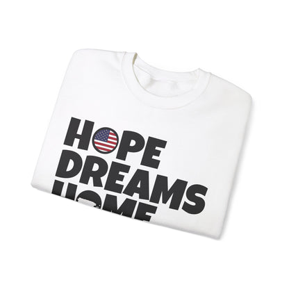 HOPE DREAMS HOME Puerto Rico Heavy Blend™ Crewneck Sweaters