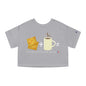 Crackers & Coffee True Puertorican Flowy Cropped Tee
