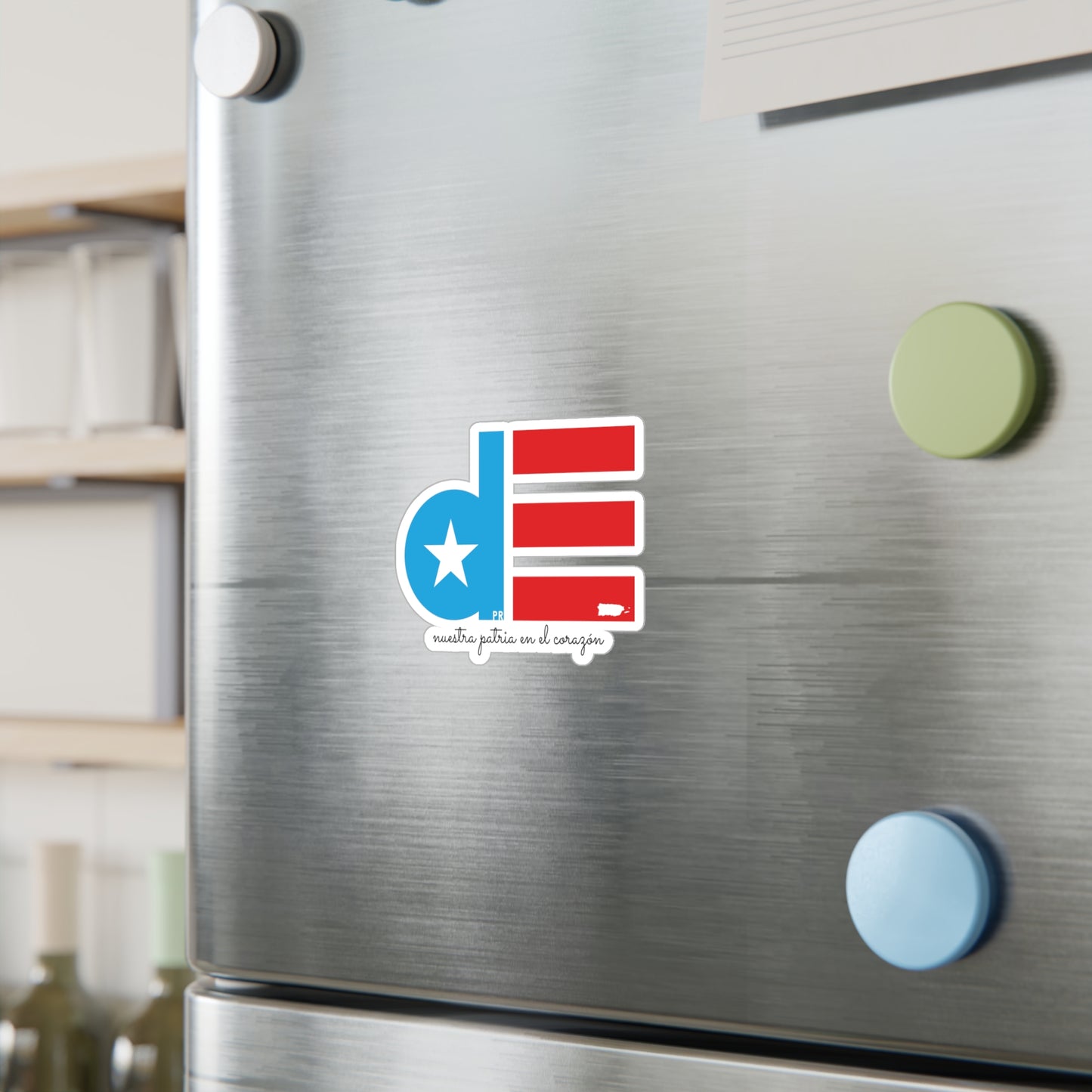 Dpr MAPA Puerto Rico Waterproof Kiss-Cut Vinyl Decals