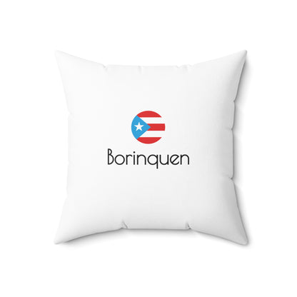 Familia is Always Close to the Heart New York Spun Polyester Square Pillow
