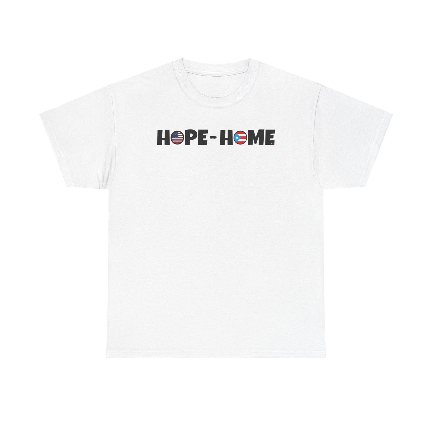 HOPE HOME BANDERA PUERTO RICO Unisex Heavy Cotton Tee