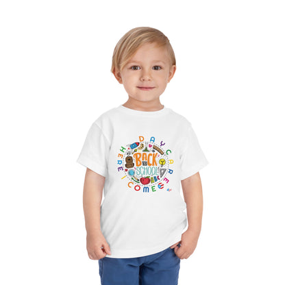 Daycare Here I Come - Back to School Boricua Toddler Short Sleeve Tee