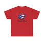 Puerto Rico Basketball Flag 2 | Unisex Heavy Cotton T-Shirt