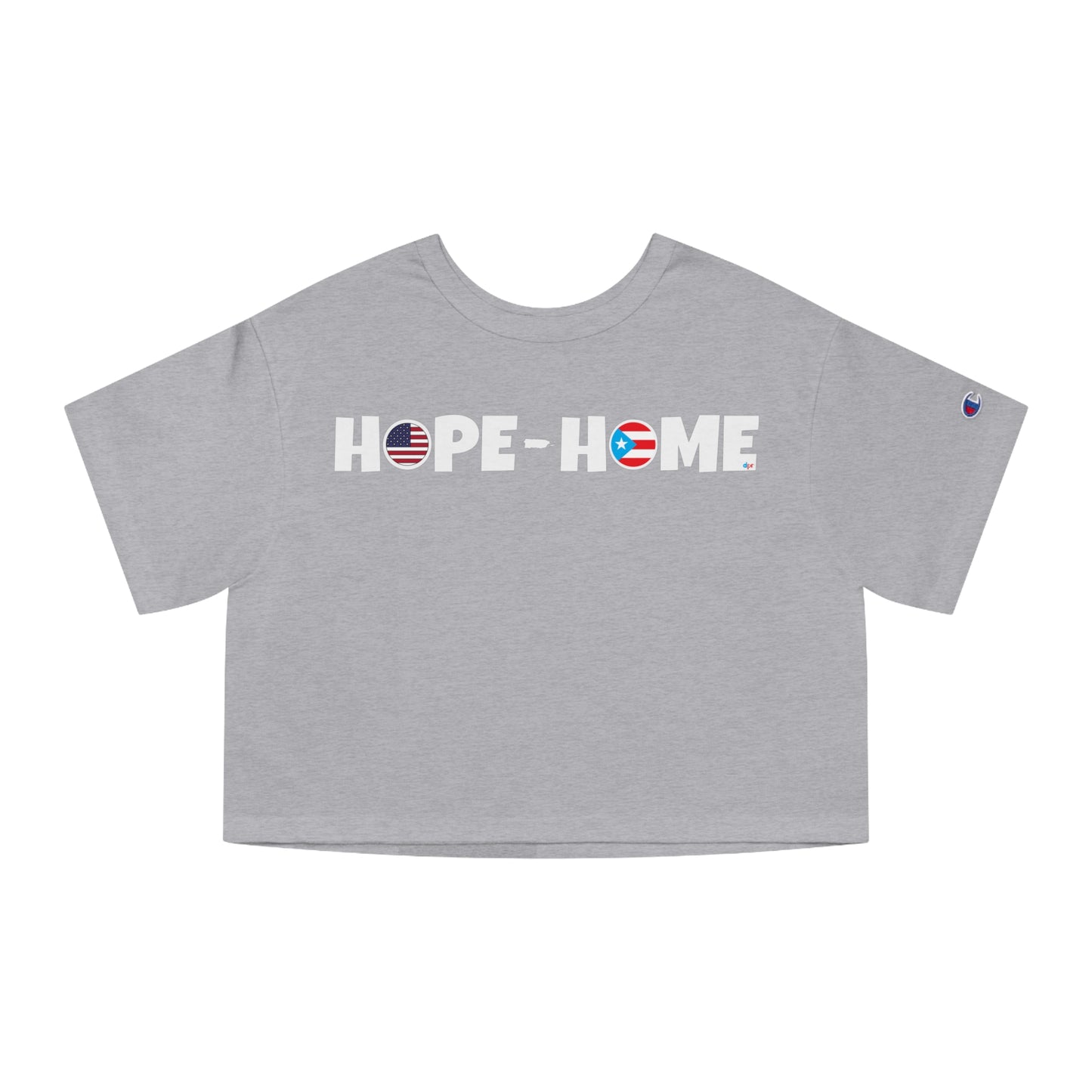 HOPE HOME BANDERA PUERTO RICO Flowy Cropped Tee