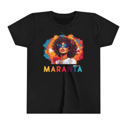 Maranta Boricua Girl Youth Short Sleeve Tee