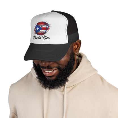 Puerto Rico Baseball Flag Trucker Caps FREE SHIPPING