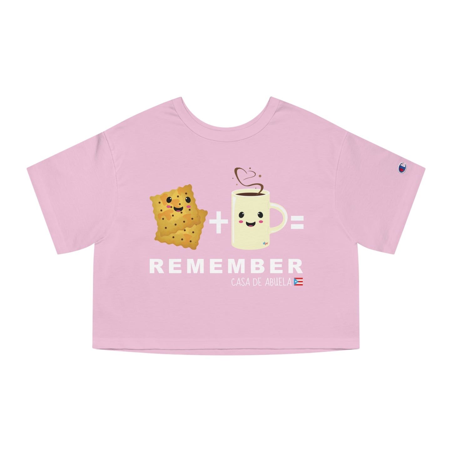 Crackers & Coffee REMEMBER ABUELA Flowy Cropped Tee