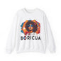 Boricua Girl Black Unisex Heavy Blend™ Crewneck Sweaters
